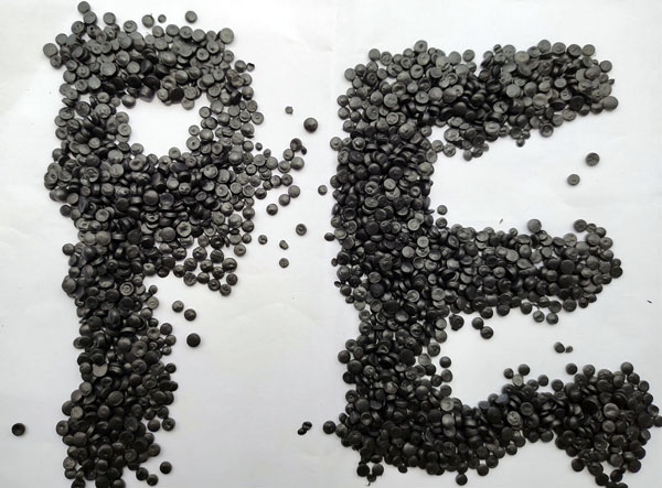 苏州黑色hdpe拉管再生颗粒