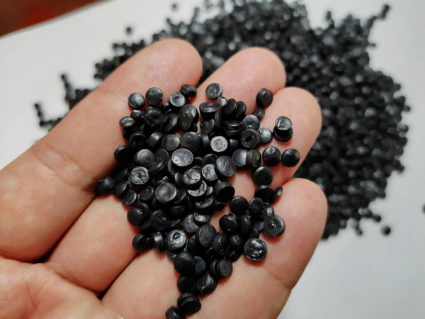 苏州黑色HDPE再生管道颗粒料